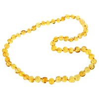 Baltic Amber Adult Necklace - Lemon